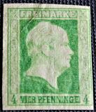 [King Friedrich Wilhelm IV - Hatched Background, Engraved, type A]