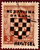 [Yugoslavia Postage Stamps Overprinted in Black - King Peter II, Typ B5]