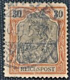 [Germania - Inscription "REICHSPOST", veids J7]