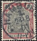 [Germania - Inscription "REICHSPOST", veids J8]