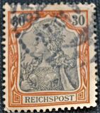 [Germania - Inscription "REICHSPOST", veids J7]