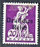 [Postage Stamps from Bayern Overprinted "Deutsches Reich", ประเภท AE]