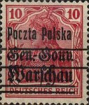 [General Gouvernement Warschau - 3¼ mm Between 2nd and 3rd Bars, тип F11]