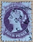 [Queen Victoria - Exists also Rouletted on 2 Sides, type B2]