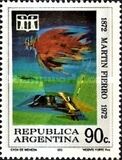 [International Book Year and the 100th Anniversary of Martin Fierro, Poem by Jose Hernandez, type AEZ]