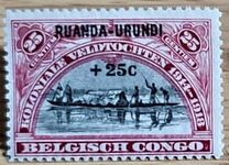 [Belgian Congo Postage Stamps Overprinted "RUANDA - URUNDI", Scrivi C1]