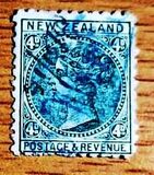 [Queen Victoria - Inscription "NEW ZEALAND - POSTAGE & REVENUE", type N2]