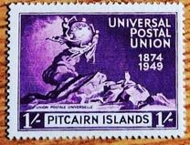 [The 75th Anniversary of U.P.U., tegund R]