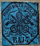 [Coat of Arms - Black Print on Colored Paper, type H]