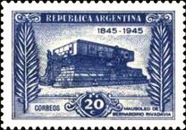 [The 100th Anniversary of the Death of Bernardino Rivadavia, 1780-1845, typ HI]