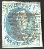 [King Leopold I - Oval 16-17mm High and 14½-15mm Wide, タイプ B8]