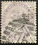 [Queen Victoria - Inscription "POSTAGE AND INLAND REVENUE", ประเภท AI2]