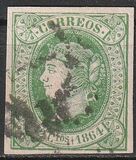 [Queen Isabella II - Colored Paper, type Q4]