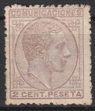 [King Alfonso XII, type AP]