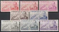 [Airmail - Juan di la Cierva - Different Perforation - Stoneprint from F.N.M.T, type LH7]
