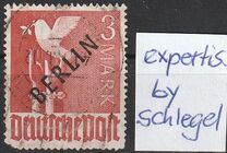 [BERLIN in Black Overprint on "Allied Occupation Zone" Stamps, type A18]