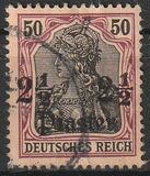 [German Empire Postage Stamps Surcharged - Inscriprion: "DEUTSCHES REICH", Typ D6]