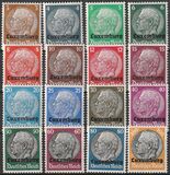 [German Empire Postage Stamps Overprinted "Luxemburg", type A]