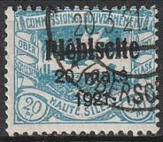 [No. 16-26 Overprinted "Plébiscite 20 mars 1921.", タイプ E2]
