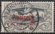 [No. 16-26 Overprinted "Plébiscite 20 mars 1921.", タイプ E6]