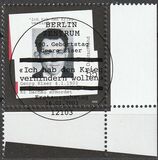 [The 100th Anniversary of the Birth of Johann Georg Elser, 1903-1945, tip CAV]