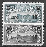 [No.169-170 Surcharged, type BU]