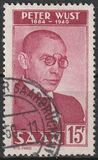 [The 10th Anniversary of the Death of Peter Wust, 1884-1940, type AK]