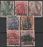 [German Stamps Overprinted "Danzig", प्रकार A]