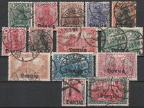 [German Stamps Overprinted "Danzig", प्रकार A]