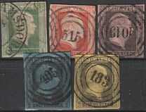 [King Friedrich Wilhelm IV - Hatched Background, Engraved, tip A]
