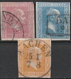 [King Friedrich Wilhelm IV - Hatched Background. Thin White Paper, type A7]