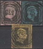 [King Friedrich Wilhelm IV - Hatched Background, Engraved, प्रकार A]