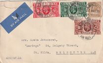 [King George V, 1865-1935 - New Watermark, प्रकार CB8]