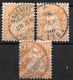 [Definitive 1862-1863 - Sitting Helvetia, type K4]