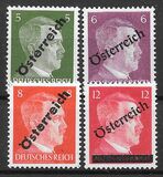 [Adolf Hitler, 1889-1945 - German Empire Postage Stamps Overprinted "Österreich", tip HM]