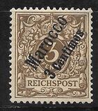 [German Empire Postage Stamps Surcharged, type B]