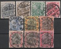 [Germania - Inscription "REICHSPOST", type J]