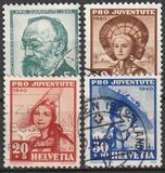 [Pro Juventute - Gottfried Keller - Costumes, प्रकार NY]