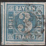 [No. 2 from New Plates - Greyish to Greenish Blue Colors, Typ B5]