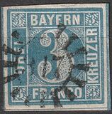 [No. 2 from New Plates - Greyish to Greenish Blue Colors, Typ B3]