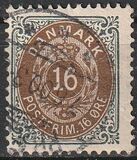 [Royal Emblem - New Drawing - Value in "ØRE" - Different Perforation, tip G21]