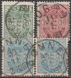 [Coat of Arms - Large Corner Numbers, نوع I]