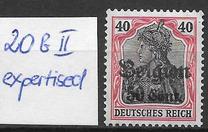 [German Empire Postage Stamps Surcharged "F and Cent" & Overprinted "Belgien", 유형 B10]