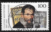 [The 350th Anniversary of the Death of Claudio Monteverdi, Composer, type BDV]