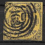 [Value Stamps - Black Print on Colored Paper, type B3]