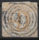 [Colored Print on White paper - Rouletted Perforation, type B15]