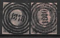[King Friedrich Wilhelm IV - Hatched Background, Engraved, type A3]