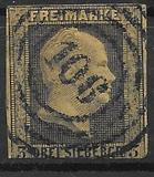 [King Friedrich Wilhelm IV - Hatched Background, Engraved, type A6]