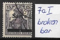 [German Empire Stamps Overprinted "SARRE", type A6]