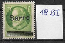 [Bavaria Postage Stamps Overprinted "SARRE", type C]